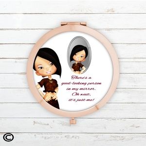 Funny Motivational Compact Mirrors